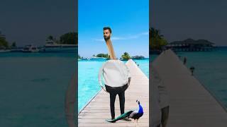 Long garden artificial water transport to rescuedrought special effect drought #shorts #funny #vfx