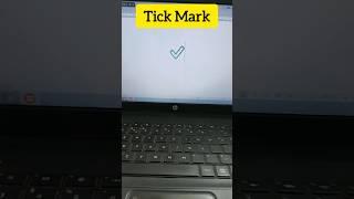 Tick Mark in Ms Word#shorts#viral #trending #computertricks #shortcutkeys#msword