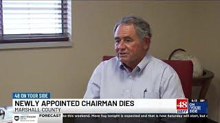 Newly appointed Marshall County Commission Chairman David Reed dies