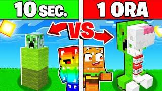 Construieste In 10 SECUNDE vs O ORA in Minecraft...