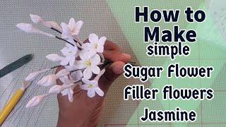 Jasmine Sugar flowers: Stunning Sugar Flower Fillers For Your Creations!