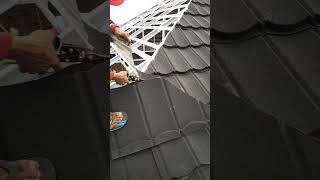 light steel roof frame installation process DIY 44 #construction #Lightsteel #diy #roof