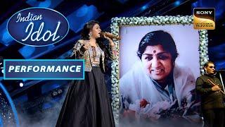 Indian Idol S13 | Sonakshi ने दी 'Naam Goom Jayega' पर Lata जी को श्रद्धांजलि  | Performance