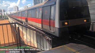 ⁴ᴷ⁶⁰ [Replaced, to UPD] SMRT Trains, EWL NIS Train at Jurong East - Kawasaki C151 107/108