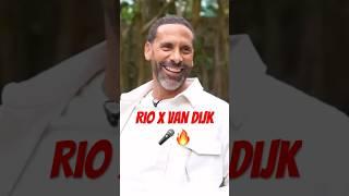 Rio Ferdinand x Virgil van Dijk: Exclusive Interview  #interview #explore #shorts