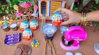 Miniature Kinder Joy Chocolate Cake | Chocolate Cake Recipe | Biscuit Cake | Rini's Miniature |