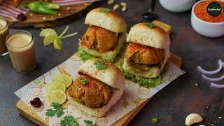 Vada Pav Recipe (Authentic) by SooperChef | Indian Street Food Recipe