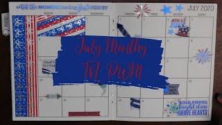 July Monthly PWM | Traveler's Notebook | Sew Much Crafting