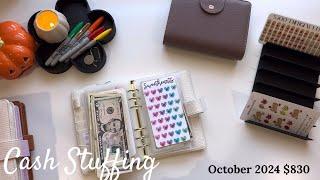 Cash Envelope Stuffing | October 2024 