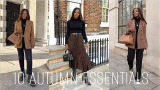 10 AUTUMN ESSENTIALS 