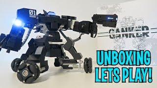 UNBOXING & LETS PLAY - GANKER 01 - FIGHTING MECH ROBOT - Full Review  + Weapons (Guns, Swords, more)