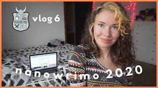 NANOWRIMO vlog 6 | Writing late into the night & bleaching my hair like Rouge from X-MEN