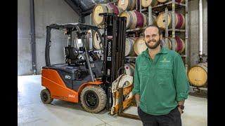 Keith Tulloch Wines Gets Greener with Help From Toyota Forklifts