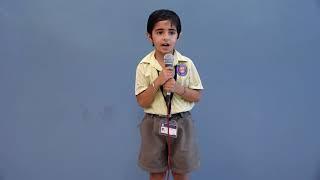 Sindhi Nursery Rhymes Competition Hasija Aaryan reciting poem "Bandarmal jee chattey"