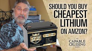 Cheapest Lithium Challenge: Cheapest Battery on Amazon