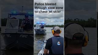 Water LEO chases down and detains jet skier!