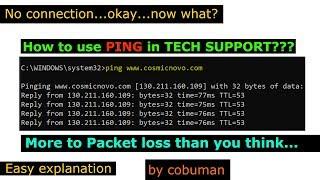 Basic Networking Command PING. How to Troubleshoot Network Problems.