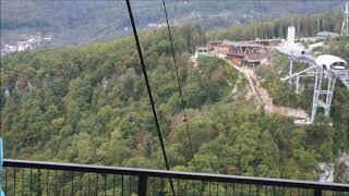 Скайпарк AJ Hackett Sochi. Сочи. аттракцион Zipline.