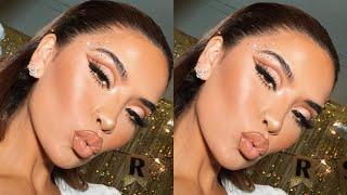 NEUTRAL CUT CREASE GLAM 2021 | iluvsarahii