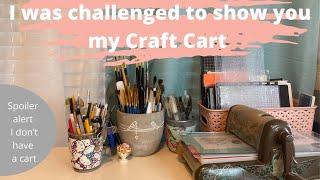 Craft cart tour challenge accepted Crafty Mama Diaries / Spoiler alert its not a cart/ Micro Tour