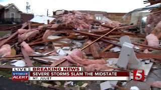 Tornado causes widespread, extensive damage in Wilson County