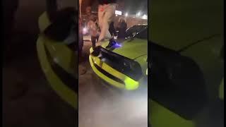 This man lowk wildin #cars #takeover #carmeet #carfails #carcrash #srt #hellcat #bmw #fails
