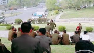 North Korean soldiers dance 2011