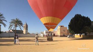 Se aplaza la experiencia de vuelo en Globo Cautivo por las condiciones meteorológicas