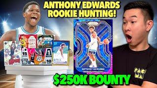 HUNTING THE BIGGEST ANTHONY EDWARDS ROOKIE CARDS FROM $2,000 BOXES ($250,000 NEBULA BOUNTY)! 