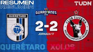 Resumen y goles | Querétaro 2-2 Xolos | Guard1anes 2020 Liga Mx J-17 | TUDN