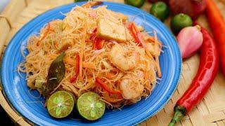 东炎米粉就要这样炒才好吃！简单做法，好开胃！How to Make the Perfect Tomyam Fried Bee Hoon at home