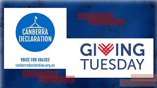 Giving Tuesday Canberra Declaration - Be Radically Generous