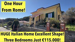  Hidden Gem in Italy! Spacious Independent Home with Huge Garage & Garden   €115K!