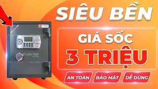 Két Sắt Việt Tiệp Điện Tử Siêu Bền - Chống Trộm Chống Cháy Tuyệt Đối, SALE SẬP SÀN giá 3 Triệu!
