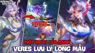 VUX MỘT NGÀY LEO RANK VỚI SKIN VERES LƯU LY LONG MẪU CÙNG GIÁO ÁN FULL DAME LIÊN QUÂN MOBILE