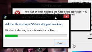 Photoshop has stopped working #WTF moment