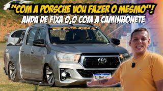 POLÊMICA HILUX FIXA 0,0 DE ARO 22 STARK! CORTOU TODO CARRO ATÉ ASSOALHO PARA ANDAR NESSA ALTURA