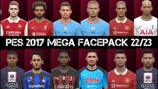 PES 2017 MEGA FACEPACK V2 20223/2023 SEASON