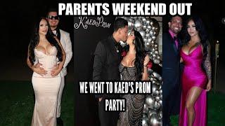 PARENTS WEEKEND OUT! WE WENT TO KAED'S PROM PARTY