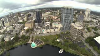 Phantom Flying Over Downtown Orlando, FL