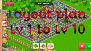 Township Design Ideas | For Beginners | Lv 1 To Lv 10