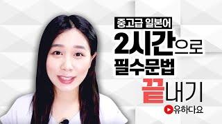 [중고급 일본어 총정리#5] 2시간으로 필수 N2 문법 끝내기, 일본어 무료 강의