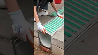 Stainless steel gutter covers, resin gutter #grilled #manholecover #gutter