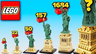 LEGO Statue of Liberty in Different Scales | Comparison