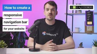 How to make a responsive navigation bar for your website