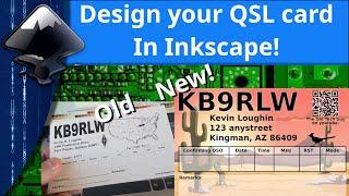 Ham Radio - Make your new QSL card with Inkscape