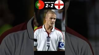 Portugal vs England | Euro 2004 Quarter-Final | Penalty Shootout Drama!