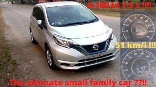 Nissan note e power JDM | economy run | detailed review, specs, features and driving impressions