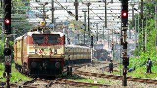 Rajdhani Livery WAP4 Locomotive | Tiruchendur - Chennai Egmore Superfast Express | Indian Railways