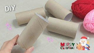 VERY Beautiful ! Christmas decoration idea with Toilet paper roll - Genius recycling craft -DIY hack